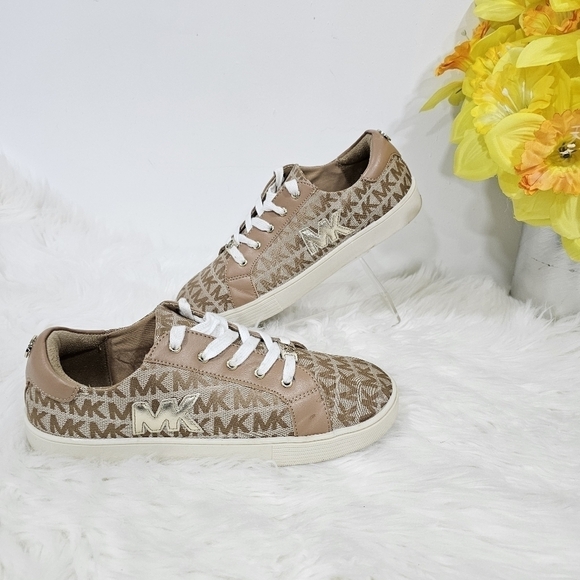 Michael kors women's sneakers brown/tan sz.5 - Picture 1 of 13